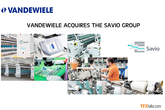 Vandewiele has reached an agreement for the acquisition of 100% of Savio  Group - Sedo Treepoint