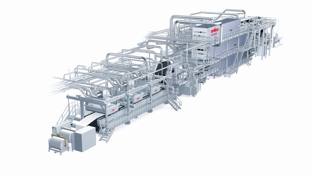 Also ideal for recycling – Oerlikon Nonwoven’s airlaid technology