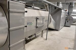 BRÜCKNER ECO-HEAT and ECO-AIR system on the stenter at FEINJERSEY