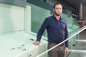 Saqib Salim. Director Blessed Textile Ltd. increased the productivity of his spinning mill with the C 80