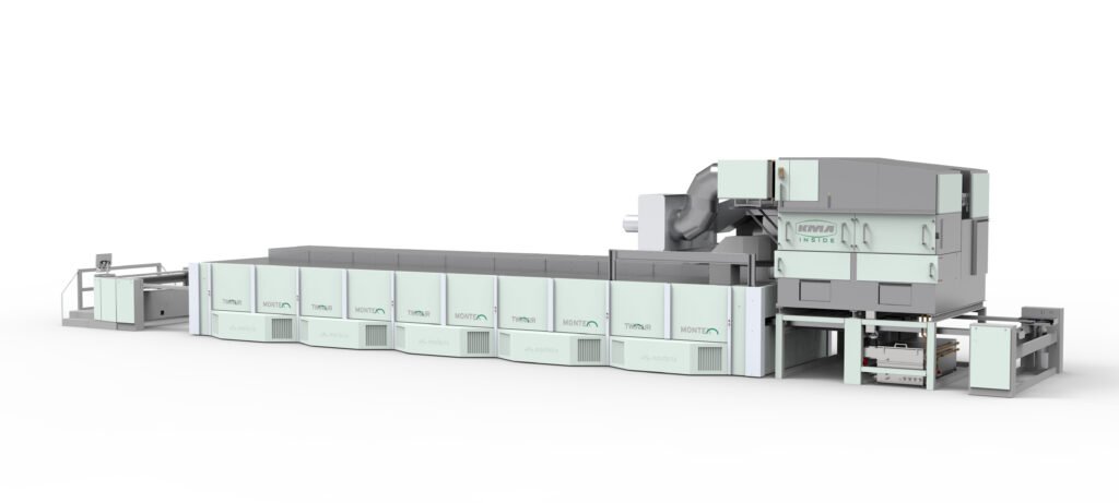 Full configuration of the Monforts and KMA Umwelttechnik line.<br><div style=