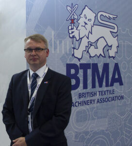 Jason Kent, CEO of the British Textile Machinery Association.