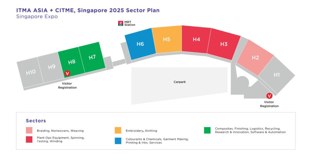 Citme ITMA Asia + CITME, Singapore 2025 expands exhibition space to ...