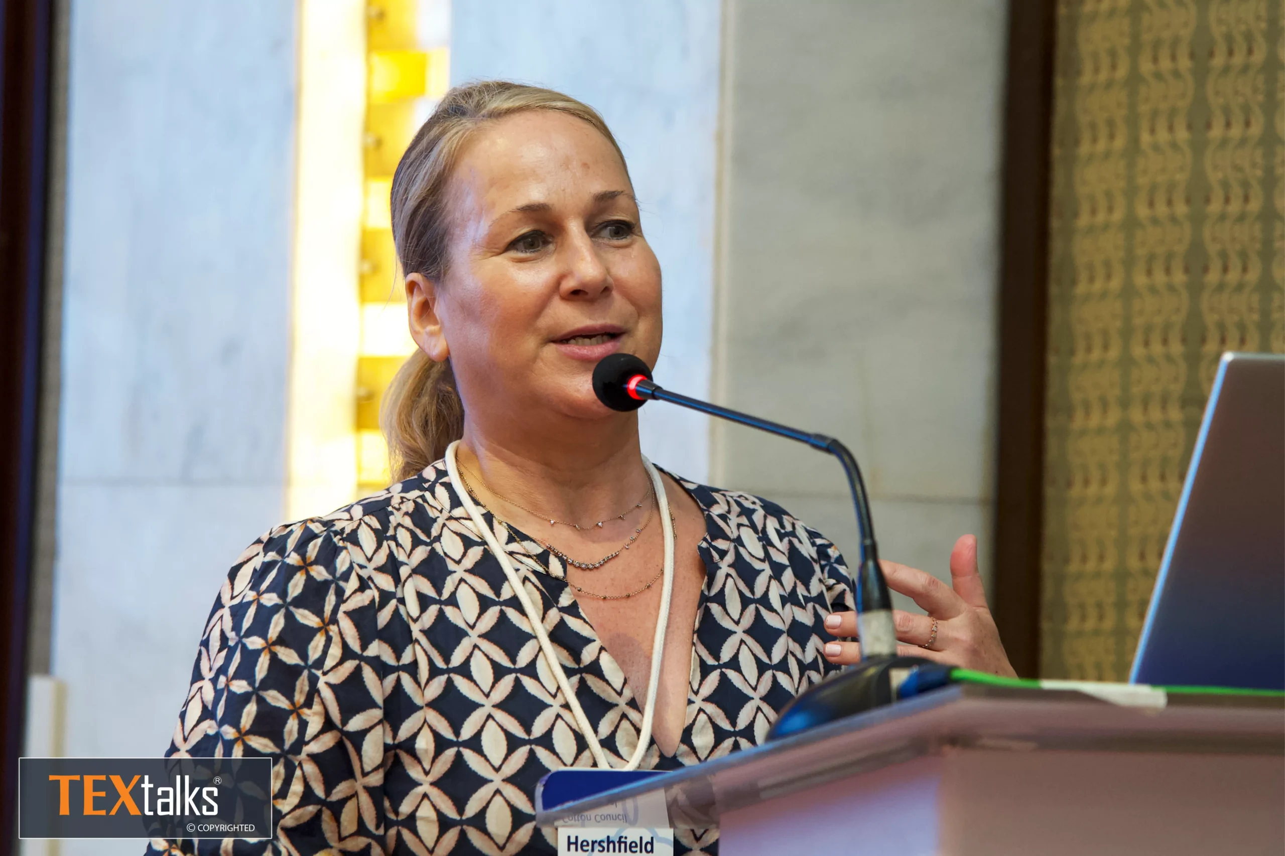Liz Hershfield. Executive Director. Cotton Council International