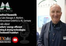 Manfred Havenith speaks about Monforts’ energy-efficient coating & drying technologies at Techtextil