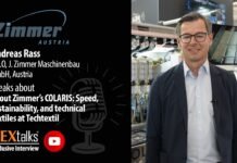 Andreas Rass (CEO) J. Zimmer talks about the COLARIS: Speed, sustainability, and technical textiles.